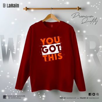 Premium Quality Full Sleeve Cotton T-shirt