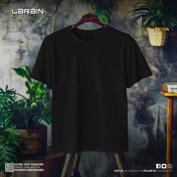 Premium Quality Solid T-shirt - Black