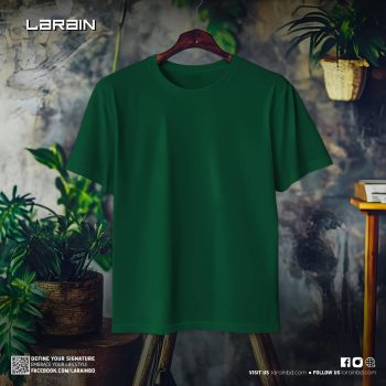 Premium Quality Solid T-shirt - Olive Green