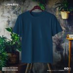 Premium Quality Solid T-shirt - Petrol Blue