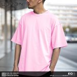 Mens Premium Drop Shoulder T-Shirt - Pink
